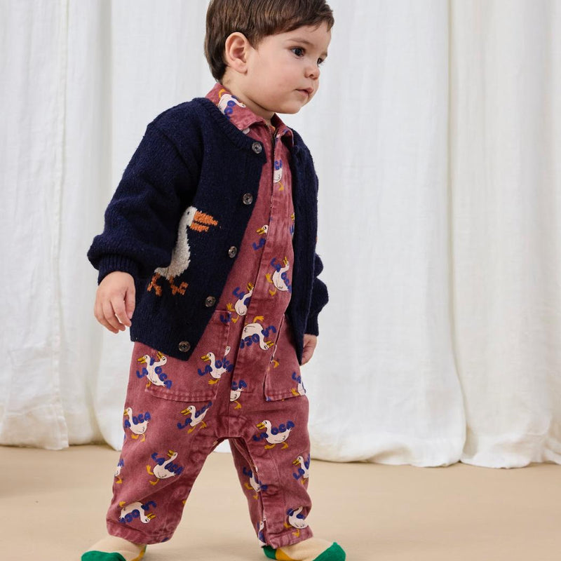 Bobo Choses Baby La Oca All Over Woven Overall