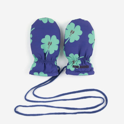 Bobo Choses Baby Lucky Clover All Over Padded Mittens