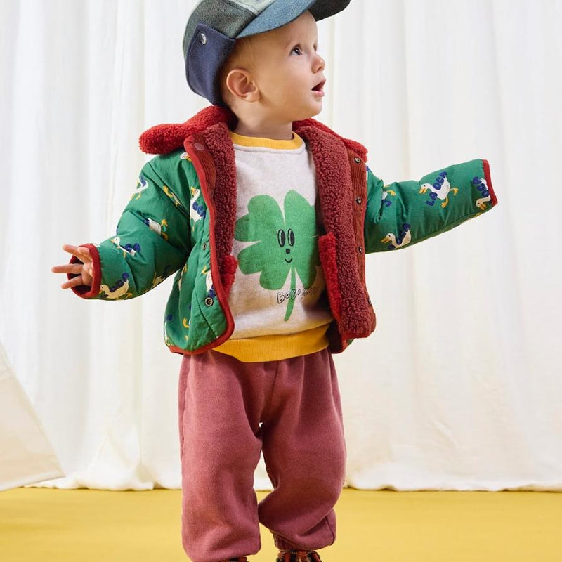Bobo Choses Baby Lucky Clover Sweatshirt