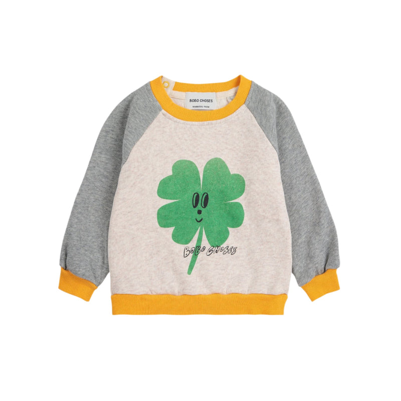 Bobo Choses Baby Lucky Clover Sweatshirt