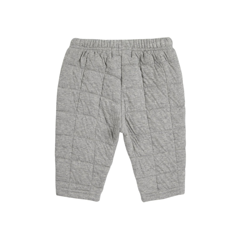Bobo Choses Baby Quilted Jogging Pants Light Heather Grey - Studio Play