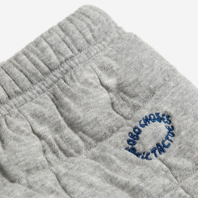 Bobo Choses Baby Quilted Jogging Pants Light Heather Grey - Studio Play
