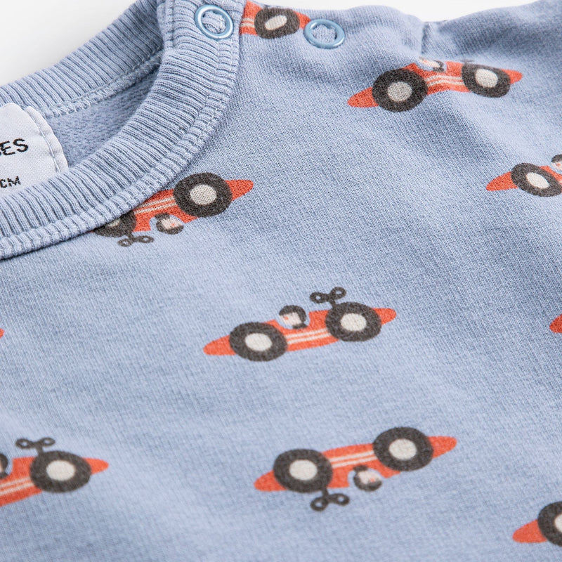 Bobo Choses Baby Race Car All Over Sweatshirt - Studio Play