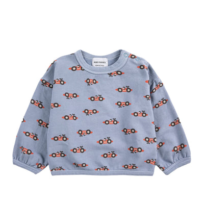 Bobo Choses Baby Race Car All Over Sweatshirt - Studio Play