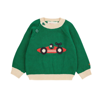 Bobo Choses Baby Race Car Jumper - Studio Play