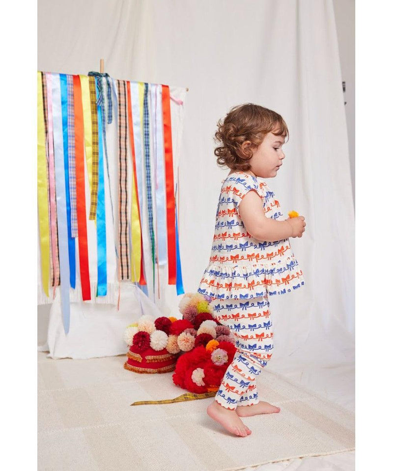 Bobo Choses Baby Ribbon Bow All Over Leggings