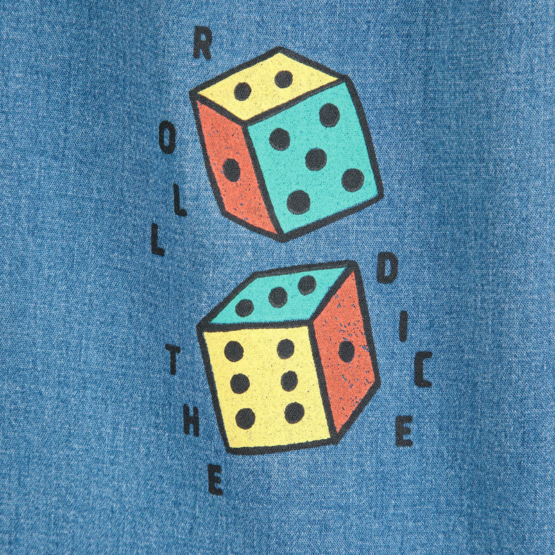 Bobo Choses Baby Roll The Dice Light Denim Pants