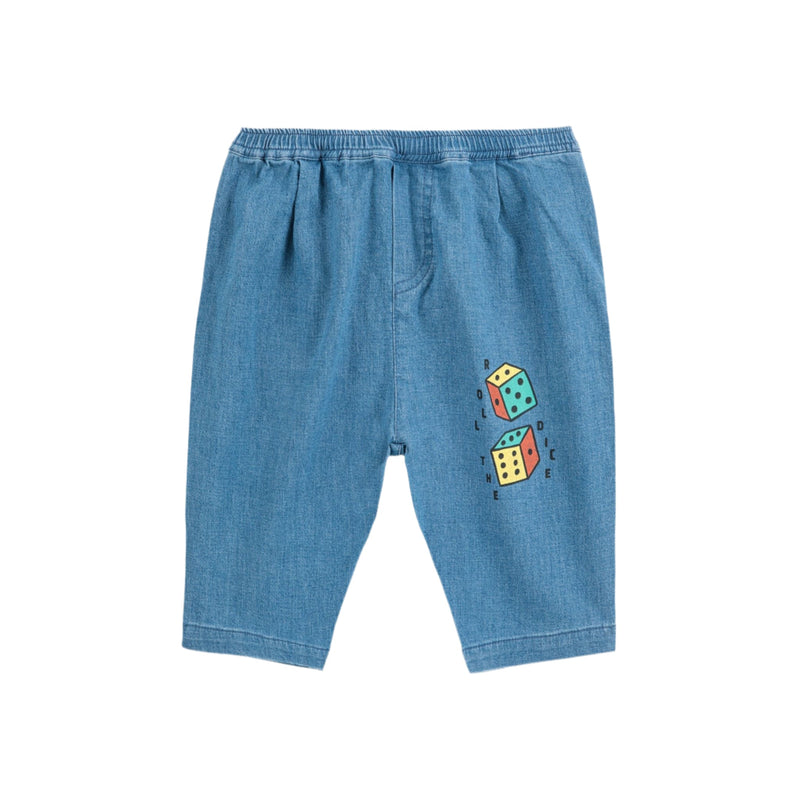 Bobo Choses Baby Roll The Dice Light Denim Pants