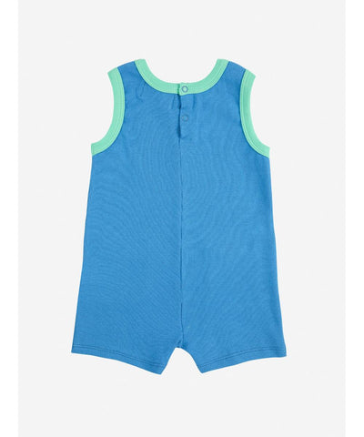 Bobo Choses Baby Smiling Playsuit Blue