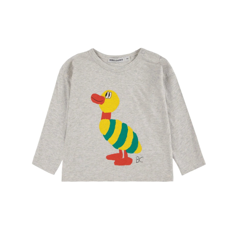 Bobo Choses Baby Striped Duck T-shirt - Studio Play