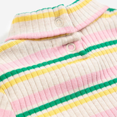 Bobo Choses Baby Striped Turtleneck T-shirt - Studio Play