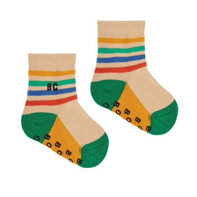 Bobo Choses Baby Stripes Anti - Slip Socks - Studio Play