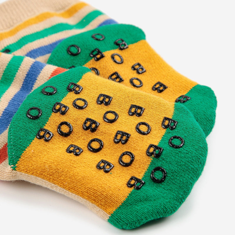 Bobo Choses Baby Stripes Anti - Slip Socks - Studio Play