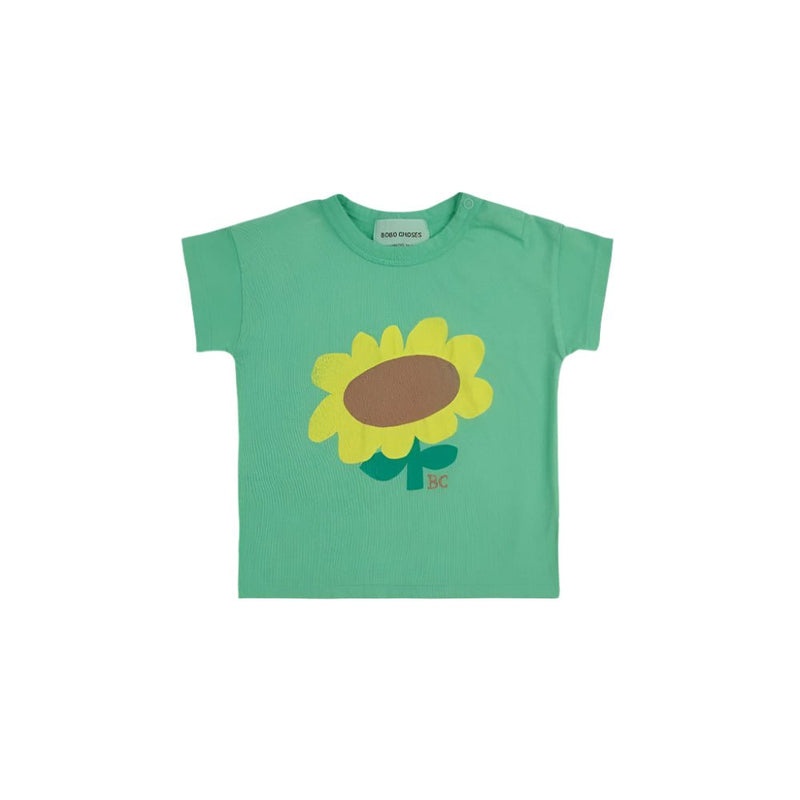 Bobo Choses Baby Sunflower T-shirt Light Green - Studio Play