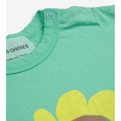 Bobo Choses Baby Sunflower T-shirt Light Green - Studio Play