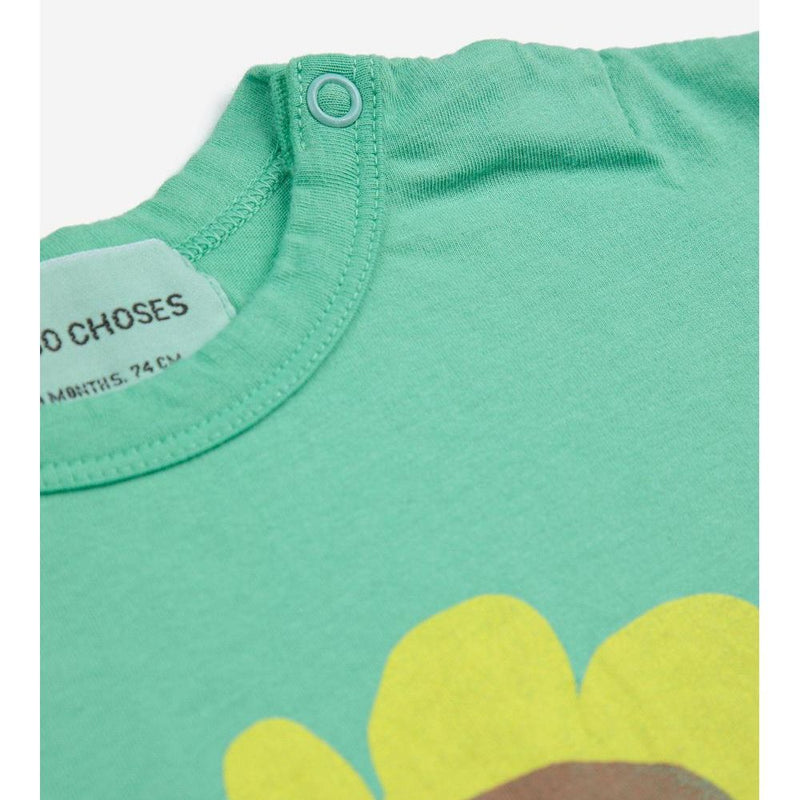 Bobo Choses Baby Sunflower T-shirt Light Green - Studio Play