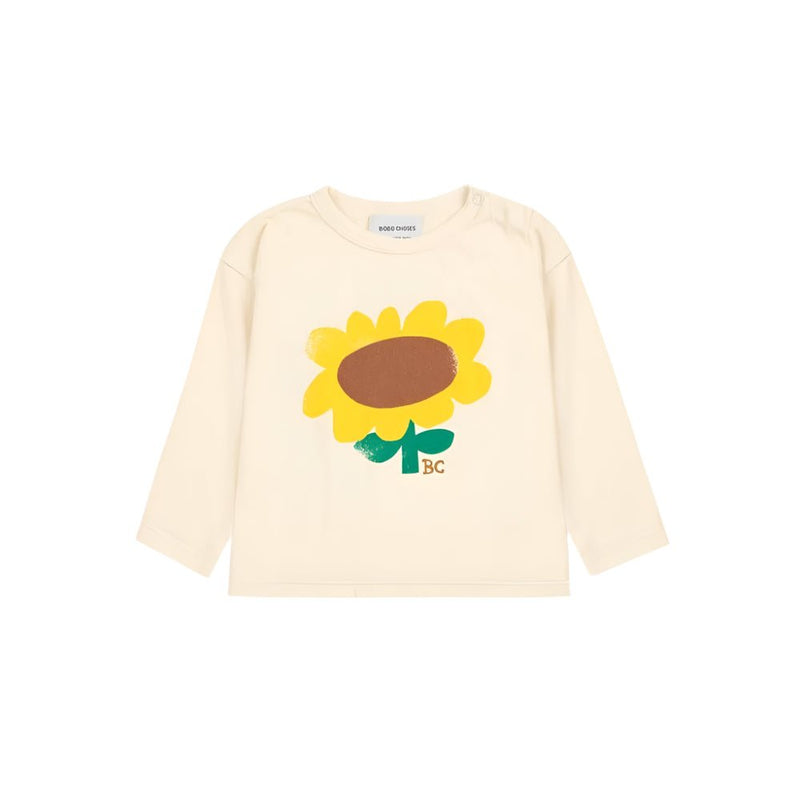Bobo Choses Baby Sunflower T-shirt Offwhite - Studio Play