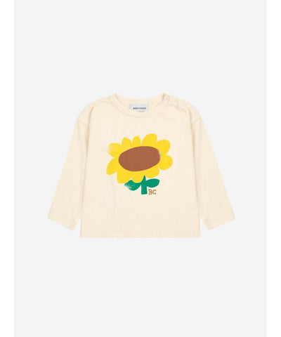 Bobo Choses Baby Sunflower T-shirt Offwhite