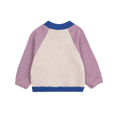 Bobo Choses Baby Tic Tac Toe Color Block Zipped Sweatshirt