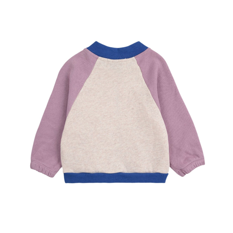 Bobo Choses Baby Tic Tac Toe Color Block Zipped Sweatshirt