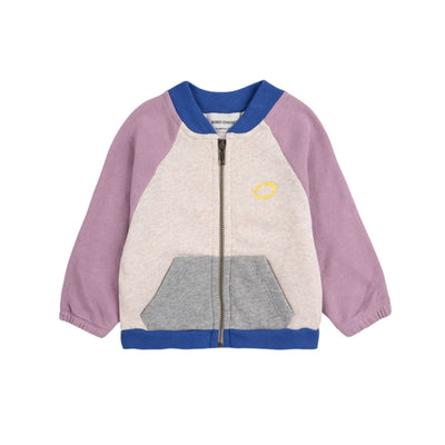 Bobo Choses Baby Tic Tac Toe Color Block Zipped Sweatshirt