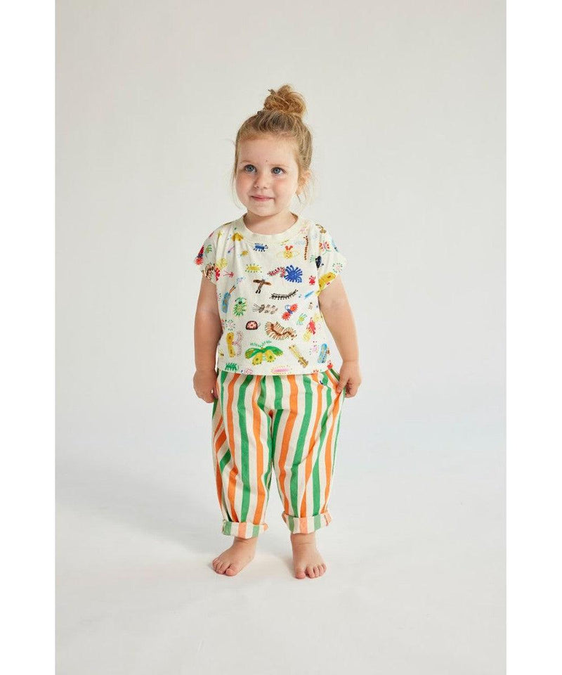Bobo Choses Baby Vertical Stripes All Over Woven Pants