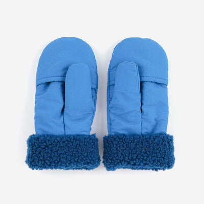 Bobo Choses Bicolor Mittens Blue
