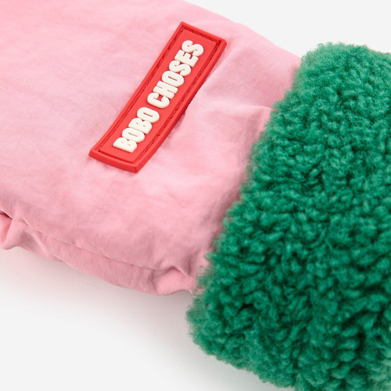 Bobo Choses Bicolor Mittens Pink - Studio Play