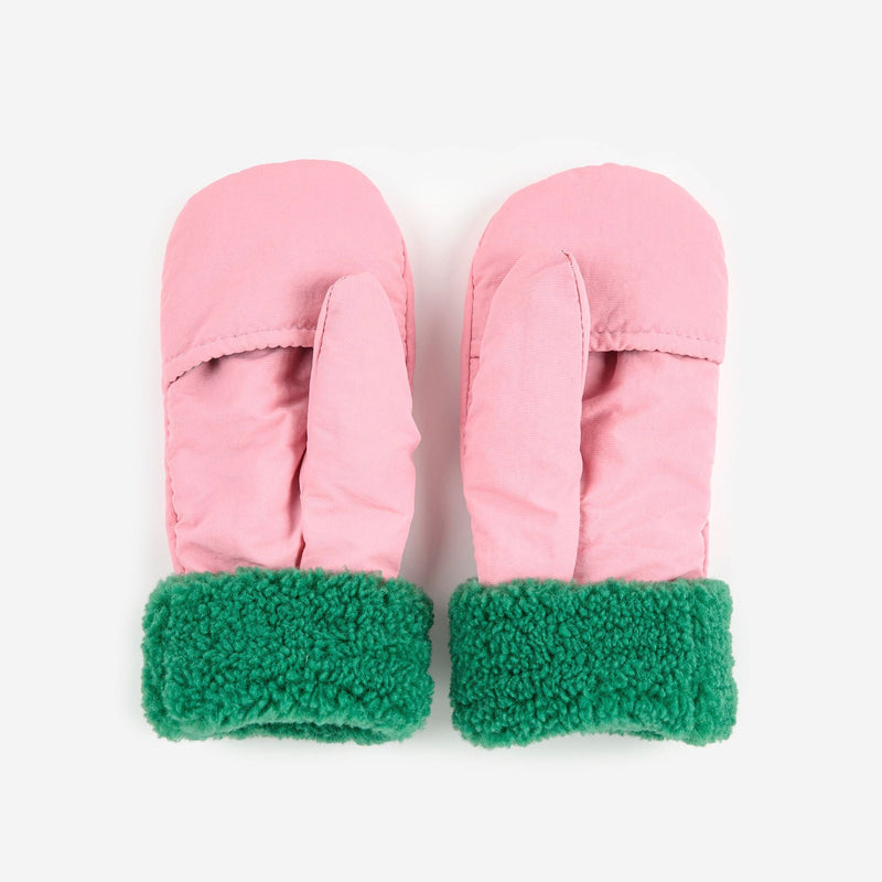 Bobo Choses Bicolor Mittens Pink - Studio Play