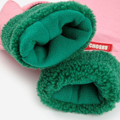 Bobo Choses Bicolor Mittens Pink - Studio Play