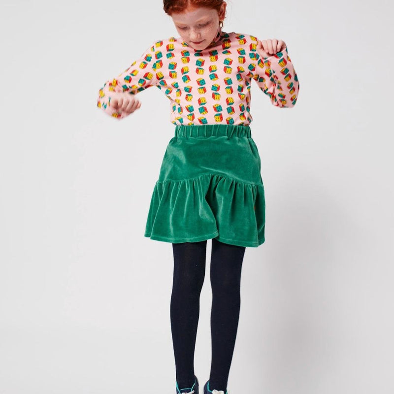 Bobo Choses Clover Velvet Skirt - Studio Play