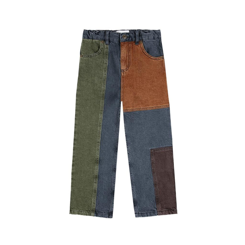 Bobo Choses Color Block Denim Pants - Studio Play
