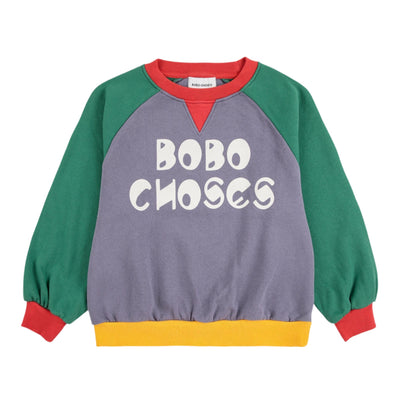 Bobo Choses Color Block Raglan Sweatshirt - Studio Play