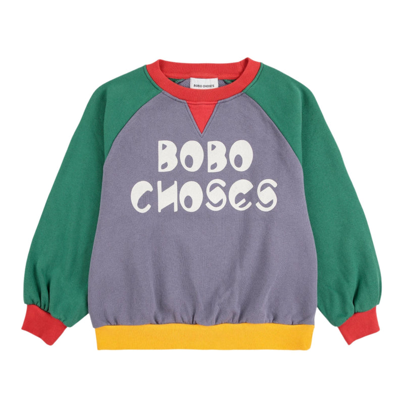 Bobo Choses Color Block Raglan Sweatshirt - Studio Play