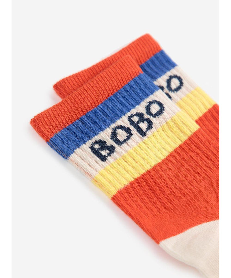 Bobo Choses Color Block Socks Red