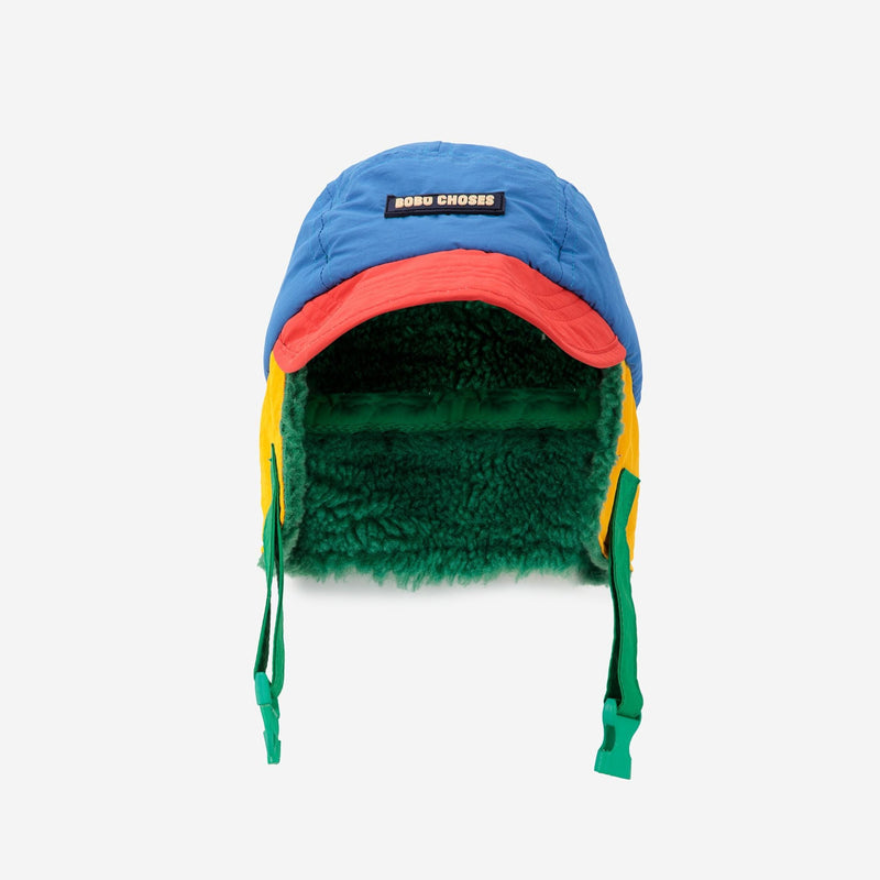 Bobo Choses Color Block Winter Cap Blue - Studio Play