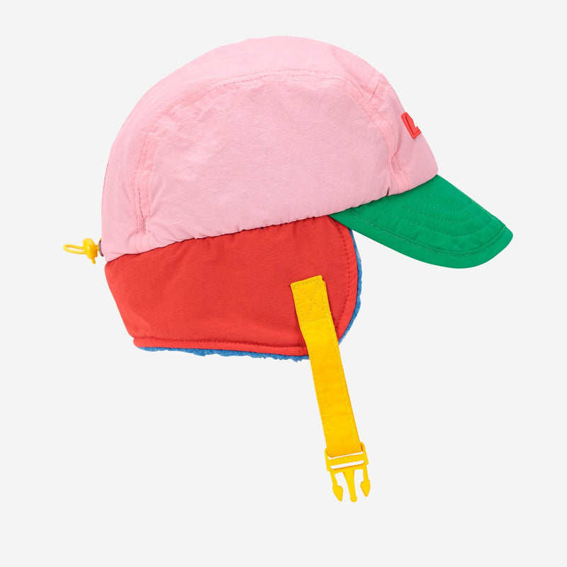 Bobo Choses Color Block Winter Cap Pink