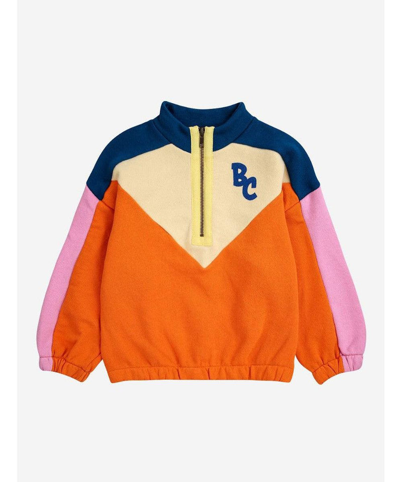 Bobo Choses Color Block Zipped Sweatshirt