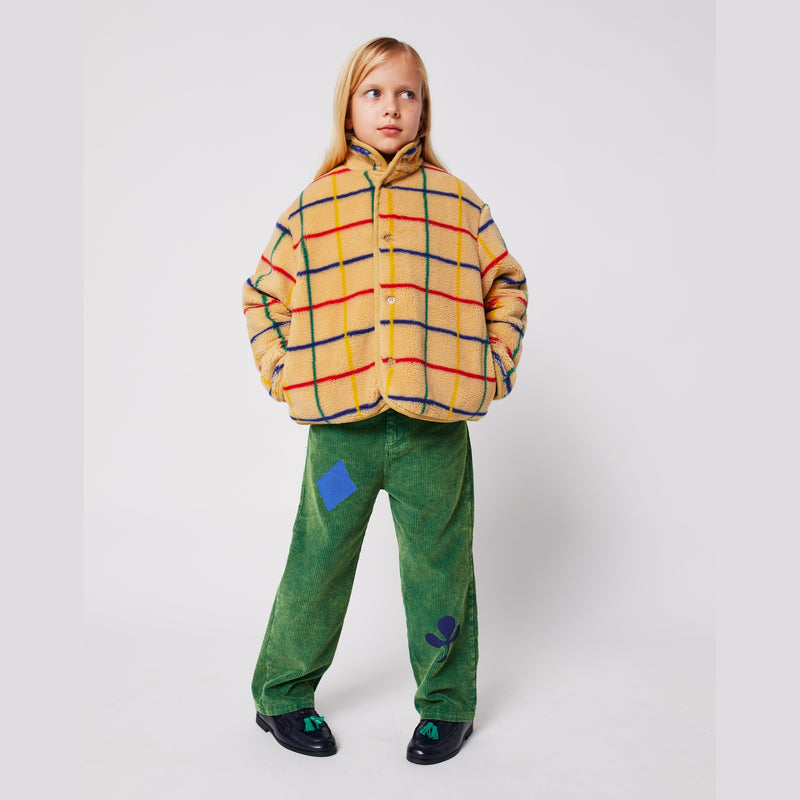 Bobo Choses Color Stripes Sheepskin Jacket