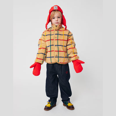 Bobo Choses Color Stripes Sheepskin Jacket