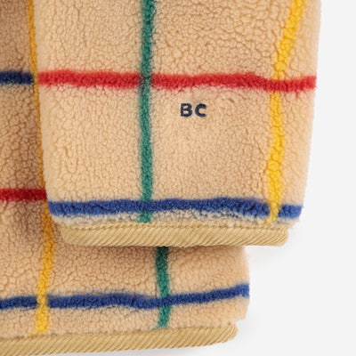 Bobo Choses Color Stripes Sheepskin Jacket