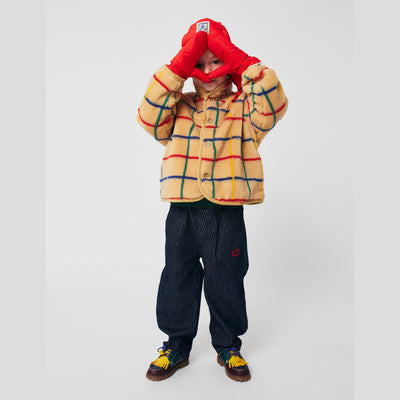 Bobo Choses Color Stripes Sheepskin Jacket