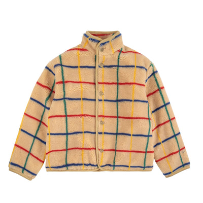 Bobo Choses Color Stripes Sheepskin Jacket