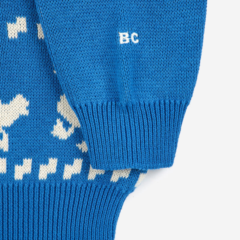 Bobo Choses Farm Jacquard Jumper - Studio Play
