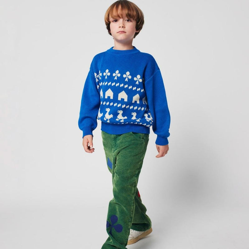 Bobo Choses Farm Jacquard Jumper - Studio Play