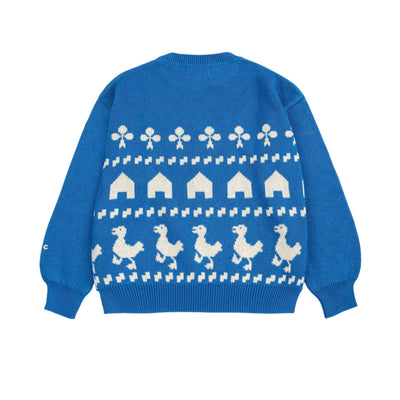 Bobo Choses Farm Jacquard Jumper - Studio Play