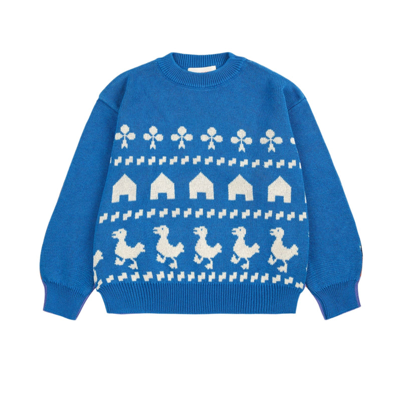 Bobo Choses Farm Jacquard Jumper - Studio Play