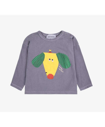 Bobo Choses Happy Dog T-shirt Blue