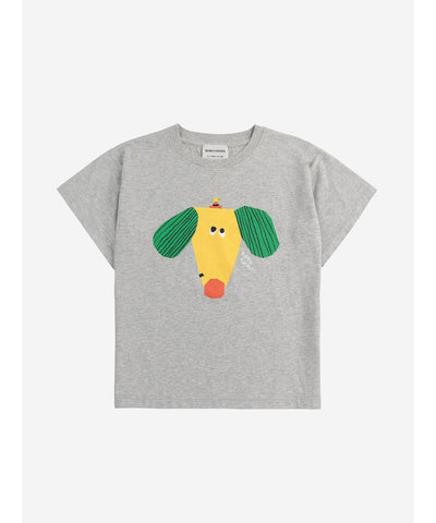 Bobo Choses Happy Dog T-shirt Heather Grey