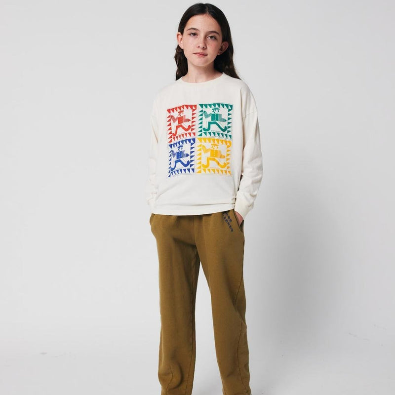 Bobo Choses Jogging Pants Khaki - Studio Play